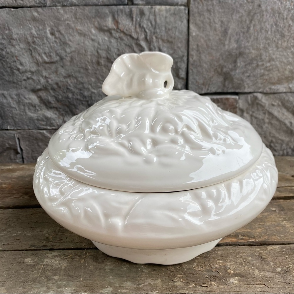 Maurice Of California USA Vintage Pottery Soup Tureen With Lid No Ladle CK-60